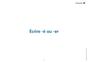 Diaporama Orthographe