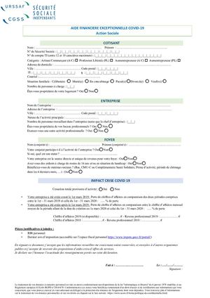 Formulaire AFE ACED (doc 4).