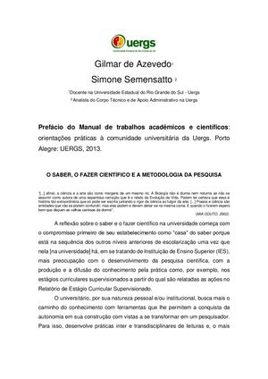 Metodologia Pesquisa Gilmar De Azevedo e Simone Semensatto