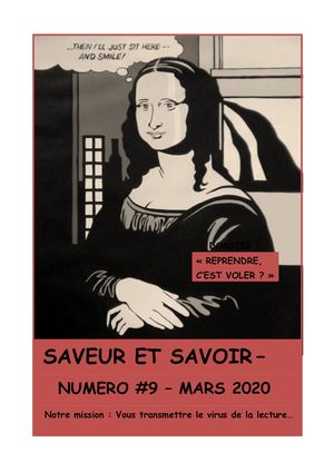 Saveur Et Savoir #9 - Avril 2020