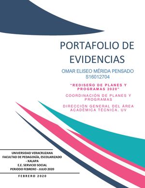 Portafolio De Evidencias-Servicio Social