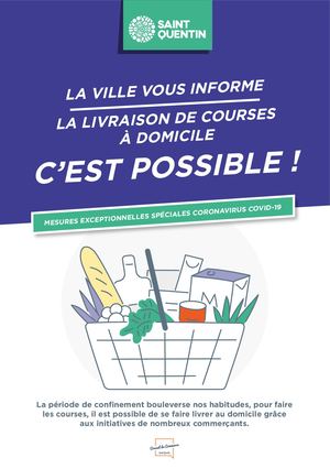 Livraison Course Domicile Flyer 020120