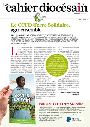 Cahier Diocésain Reflets Comtois, mars 2020