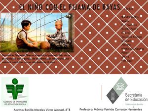 El Niño Con El Pijama De Rayas