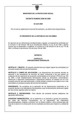 26. Decreto 2200 De 2005