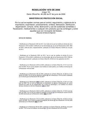 28. Resolucion 1478 De 2006