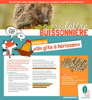 La Ptite Lettre Buissonnière 06 Un Gite A Herisson