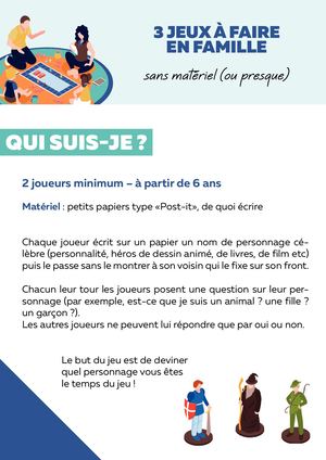 3 jeux à faire en famille