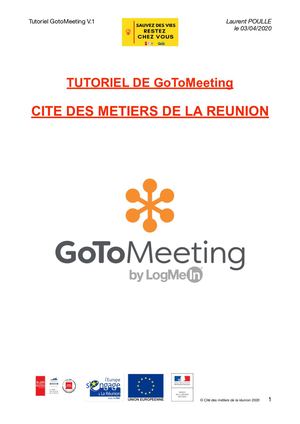 Tuto Gotomeeting V2_Ateliers à distance de la Cité des métiers de La Réunion
