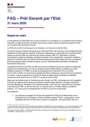 Foire Aux Questions Prêt Garanti Par L'etat