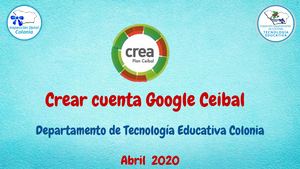 Crear Cuenta De Google Ceibal
