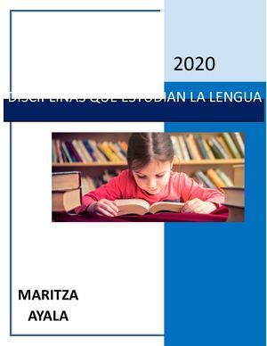 Disciplinas que estudian la lengua