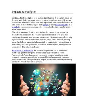 Impacto Tecnológico