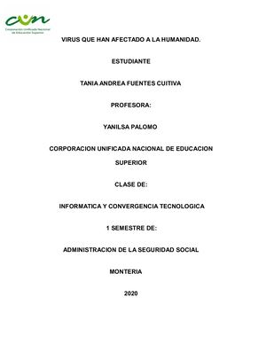 Virus Que Han Afectado A La Humanidad