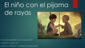 El Niño Con El Pijama De Rayas Figo