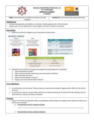 Ficha  2 Ciencias III Tercer Grado