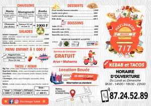 Mahina Flyer Pizz'burger Avril 20