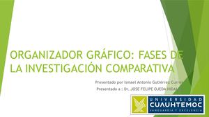 Act 2 2 Organizador Gráfico Fases De La Investigación Comparativa Ismael Gutiérrez
