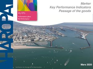 Marker key performance indicators passage of the goods