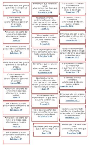 Versiculos De Amistad