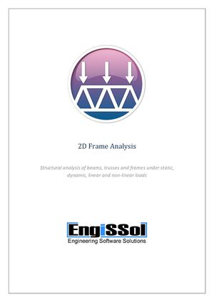 User Manual for 2D Frame Analysis Software