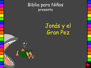 Jonah And The Big Fish Spanish