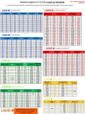 Horaires Reseau Amelys A Partir 06 04