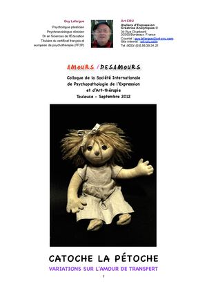 Catoche Variations Sur L'amour De Transfert