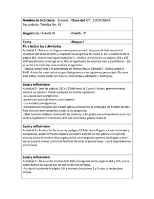 Ficha 2 Historia III De Tercer Grado