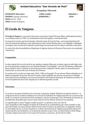 El éxodo de Yangana