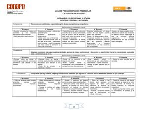 Avance Programatico De Preesco Final