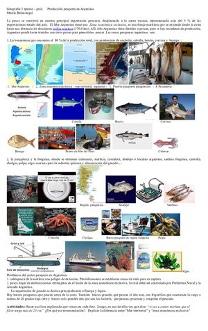 Producción pesquera en Argentina