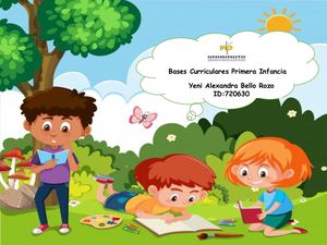 Bases Curriculares De La Primera Infancia