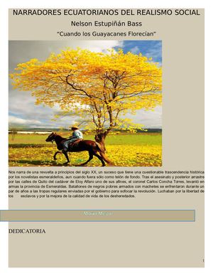 "Cuando los Guayacanes Florecían"