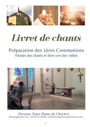 4- Livret De Chants 1ère Communion