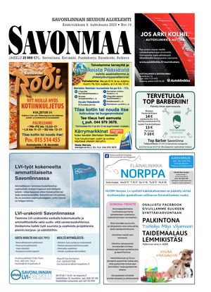 Savonmaa 15 8.4.2020