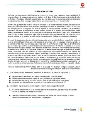 Textos Para Preguntas Prueba Saber