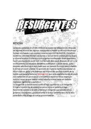 Resurgentes EPK