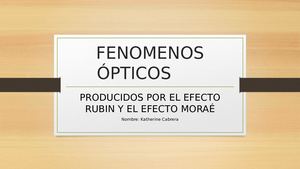 Fenomenos ÓPticos