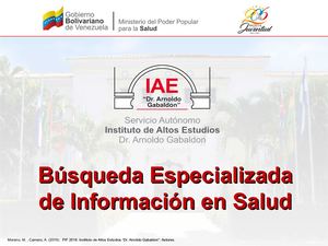 Busqueda Especializada