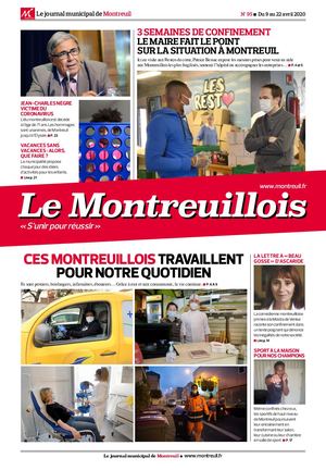 Le Montreuillois N° 95 - Du 9 au 22 avril 2020