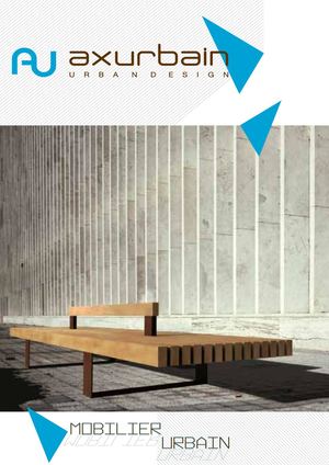 MOBILIER URBAIN Axurbain 2020