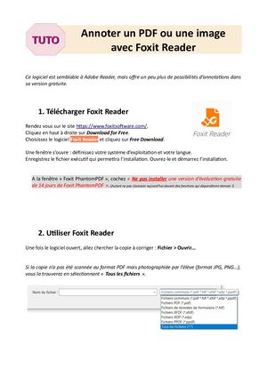 [Tuto] Annoter un PDF avec Foxit Reader