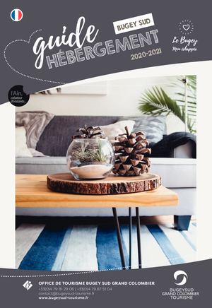 Guide hébergements Bugey Sud 2020