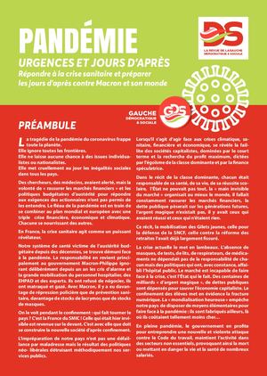 Pandémie Et Jour D'après