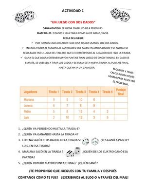 Matematiqueando Un Poco!!