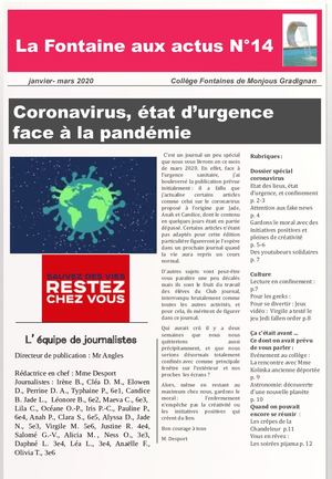 La Fontaine aux actus journal  N°14