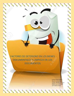 Factores De Deterioro En Los Bienes Documentales Convertido