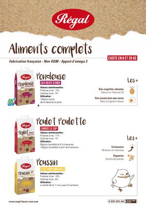 Fiche Aliment Regal - Alimentation poules
