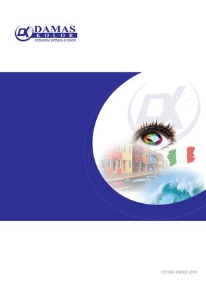 Listino Damaskolor 2019